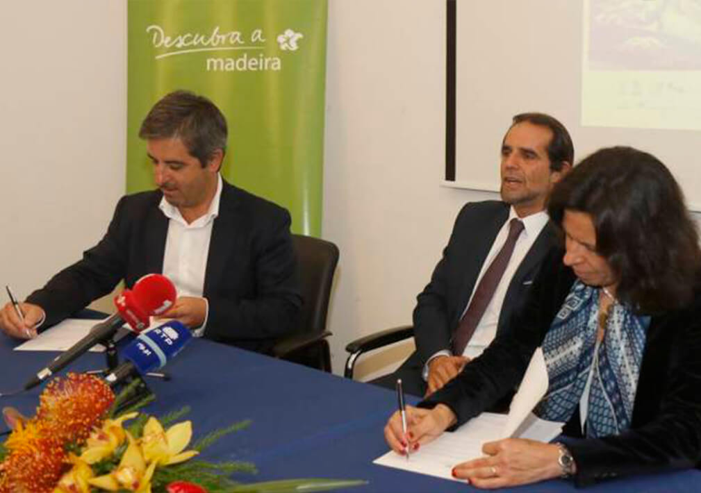 Avelino Silva e Paula Cabaço assinaram ontem o protocolo tendo em vista os dois próximos eventos. Foto DR